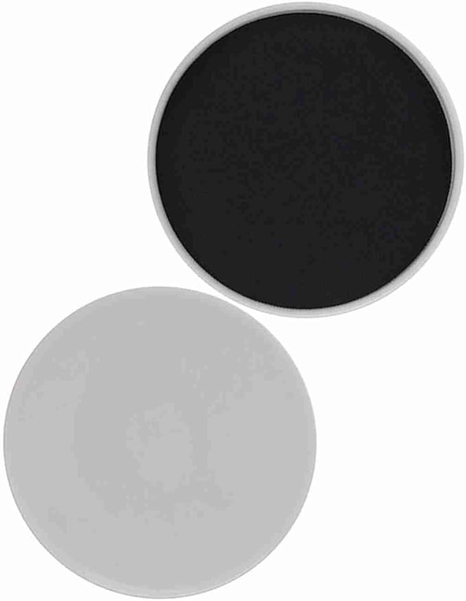 Fitness Gliding Disc Lightweight Core Slider for Full Body Workout, Yoga, Dance - 2 Exercise Songs for Wood, Carpet, Rug, Tile