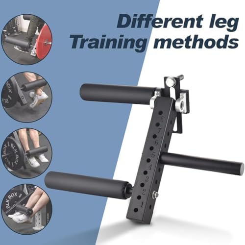 Adjustable Leg Extension & Curl Attachment for Home Gym - 16mm Compatible Lower Body Fitness Equipment for Strength Training & Muscle Building, Perfect for Home Workouts