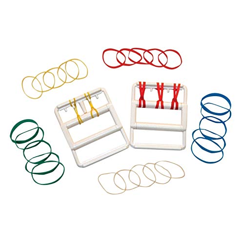 CanDo 10-1865 Latex Free Rubber Band Hand Exerciser with 25 Bands