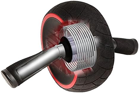 Iron Gym IRG013 Speed Abs Complete Ab Workout System, Abdominal Roller Wheel, 9.4 x 3.6 x 7.9, Black/Red