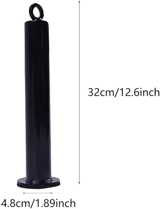 Colaxi Weight Loading Pin Pulley Cable Machine Attachment Strength Training Black,Home Gym Workout Equipment for Power Bar Training