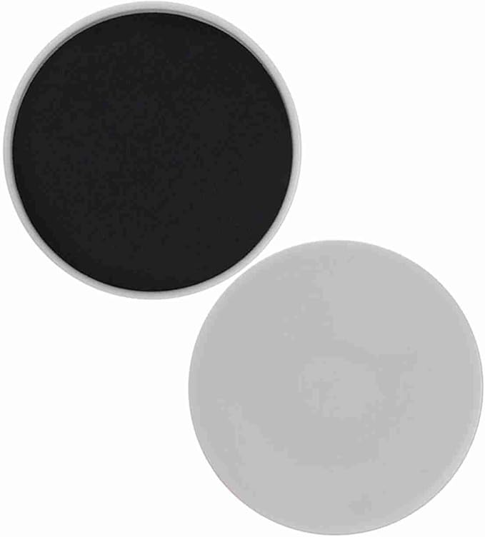 Fitness Gliding Disc Lightweight Core Slider for Full Body Workout, Yoga, Dance - 2 Exercise Songs for Wood, Carpet, Rug, Tile