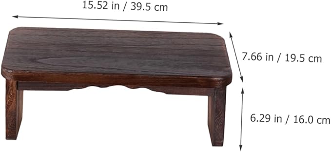 Hemoton Stool Seat Cushion Zen Meditation Bench Kneel Sit Stool for Home Yoga and Meditation