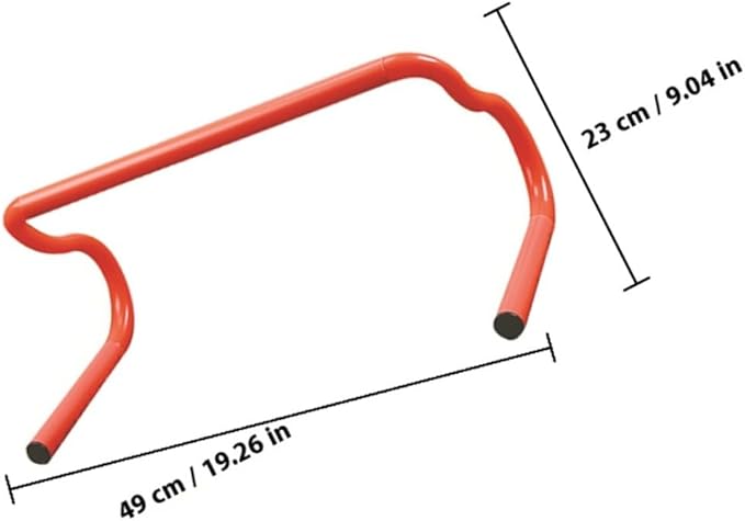 3pcs Detachable Agility Speed Training Hurdles PVC Portable Sports Equipment for Soccer Basketball Football Drills and Athlete Fitness
