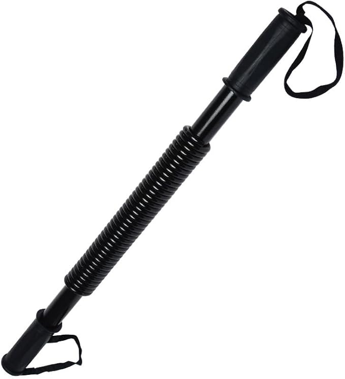 Fitness Equipment,Arm Strength Trainer - Adjustable Carbon Spring Resistance Equipmentfor Home Gym, Full Body Workout - Black