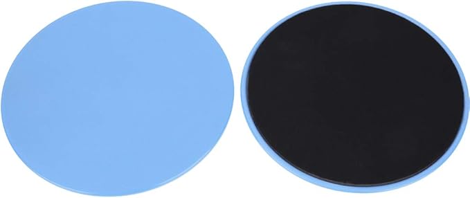 Exercise Sliding Discs 2 Pack Fitness Core Sliders Full Body Workout Equipment for Home Gym Yoga Physical Therapy Dark Blue 7 Inch