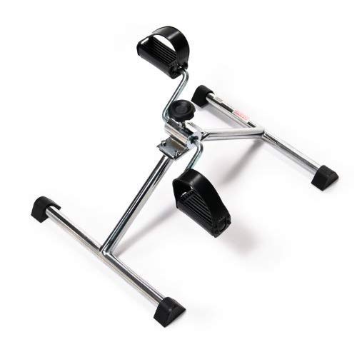 Lumex Pedal Floor Exerciser - Assembly Required, Mini Stationary Pedal Exerciser Under Desk Bike, Arm/Leg Workout Equipment, GF1965-1KD