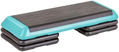 The Step Freestyle Grey Aerobic Platform, Health Club Size Steppers for Exercise