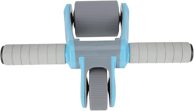 2 Wheels Ab Roller Wheel Abdominal Exerciser with Knee Pad Home Fitness Equipment