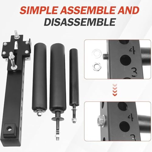 Adjustable Leg Extension & Curl Attachment for Home Gym - 16mm Compatible Lower Body Fitness Equipment for Strength Training & Muscle Building, Perfect for Home Workouts