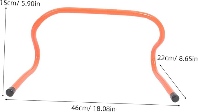 Veemoon 4pcs Agility Hurdles Set, 15cm Plastic Speed and Soccer Training Equipment, Lightweight Sports Training Accessory for Football and Basketball Drills