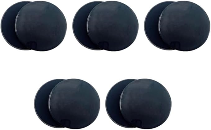 Pilates Board,10PCS Core Sliders, 7.8in Workout Sliders, Dual Sided Exercise Gliding Discs for Women Men Abdominal Core Strength Deep Squats Lunges Pushups