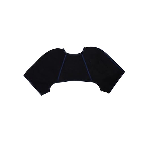 Updated Version Self-heating Shoulder Pad Massager Tool for Muscle Pain Relief Breathable Support Belt and Magnetic Therapy for Men and Women