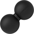 Peanut Massage Ball,Double Lacrosse Ball for Neck Sore Muscles,Medium Density Myofascial Release Massager Ball for Deep-Tissue Massage Muscle Knots Yoga Therapy(Black)