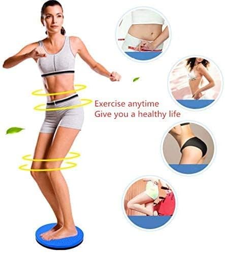 Body Waist Twister, Waist Disc Trainer Board ABS Twist Waist Disc Board Body Building Twister Plate Weight Loss Foot Massage Plate (BLUE)