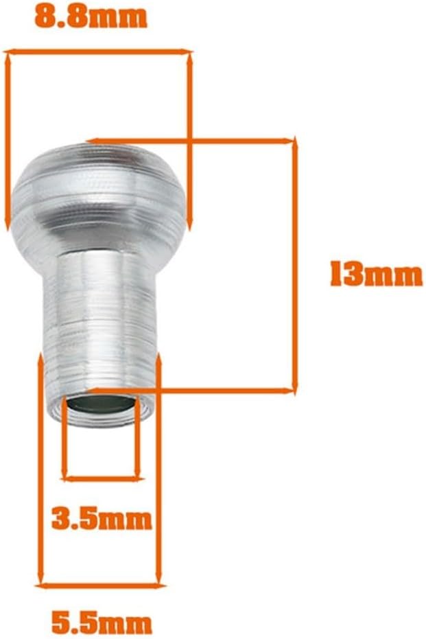 10Pcs Gym Pulley Machine Cable Ball Terminals Wire Rope Stopper Parts 5Mm 6Mm Diameter Metal Fitness Equipment Accessories Replacement For Home Gym Systems(8 * 3.5 * 13mm)