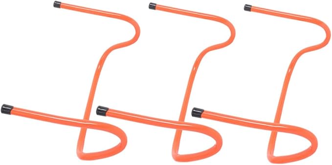 3pcs Speed Agility Training Hurdles 15cm Plastic Track Hurdle Equipment for Soccer Football Sports Conditioning