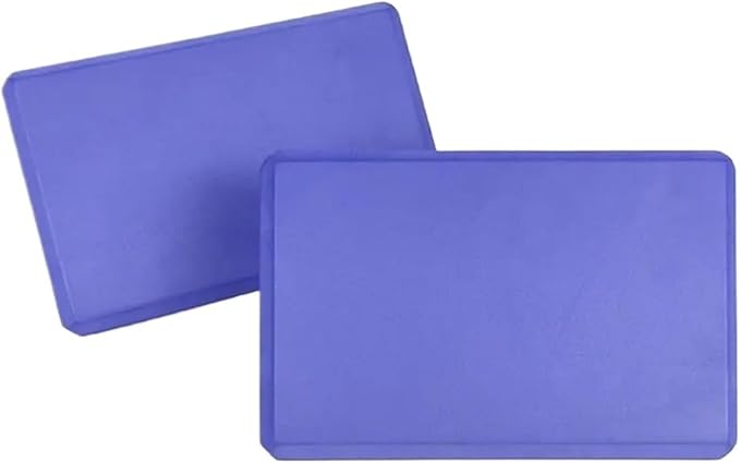 Yoga Wedge Block 2Pcs High Density Yoga Foam Blocks Gym EVA Non-slip Props Brick Solid Color Lightweight Block For Home Practice,Physical Therapy,Pilates.