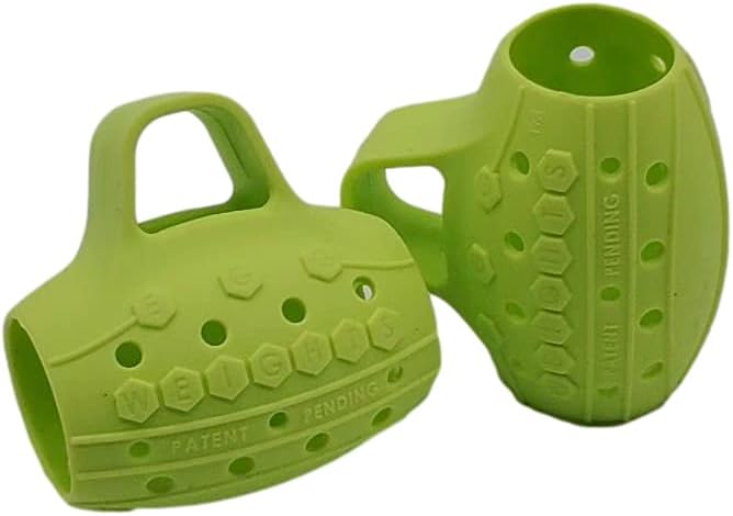 Egg Weights Colored Cardio 2.0 lbs Pair Replacement Grips Anti-Slip Silicone Rubber Finger Loop for Cardio Egg Weights