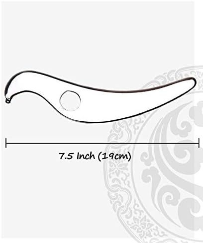 Gua Sha Tool - Medical Grade Stainless Steel Scraping Massage Tool, IASTM Tool for Relaxing Soft Tissue, Reduce Head, Neck, Back Pain