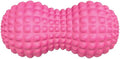 SELEWARE Peanut Massage Ball, Peanut Double Lacrosse Massage Roller Ball for Back Neck Shoulder Spine Legs Hips, Deep Tissue Peanut Roller Ball Trigger Point Muscle Massage Ball, Pink