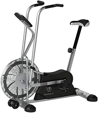 Marcy Air-Resistance Exercise Fan Bike With Dual Acction Handlebars