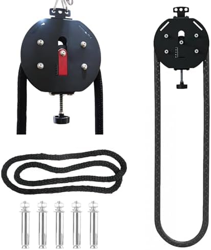 Endless Rope Trainer, Suspension Pulley Cable Machine with Adjustable Resistance, Pull Rope Fitness Training Equipment, for Physical Training