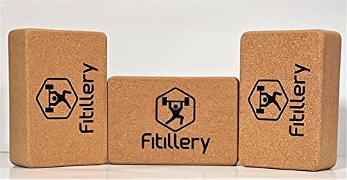 Yoga Block, Resilient Material, Easy to Grip, Comfortable Edges - 2 PACK