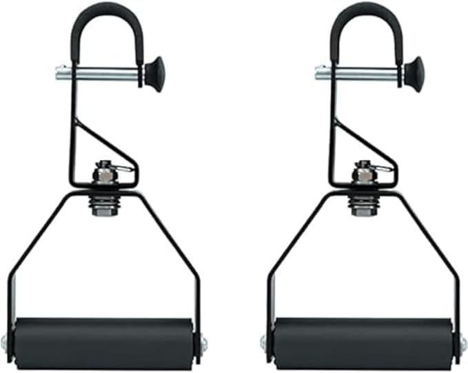 Yes4All Rotating Pull Up Handles for Pull Up Bar/Pull Up Grips/Barbell handles with Non-Slip & Foam Pad Grips - Twist Motion for Strength Training Workout