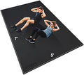 innhom Large Exercise Mat 6'x4'/7'x5'/8'x6'/9'x6'/10'x6' Workout Mat Gym Flooring for Home Gym Mats Exercise Mats for Home Workout Thick Floor Mat for Fitness