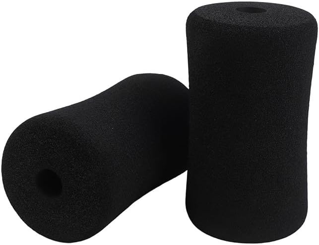 High Density Foam Foot Pads for Weight Bench, 7 Inch Replacement Rollers for Leg Extension Machines, For Foam Pads for Gym Equipment, Set of 2(23 * 100 * 175mm)