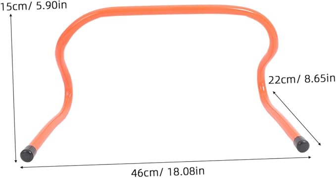 4Pcs Plastic Training Hurdles for Track Agility Speed Equipment Abs Base Outdoor Sports Soccer Fitness