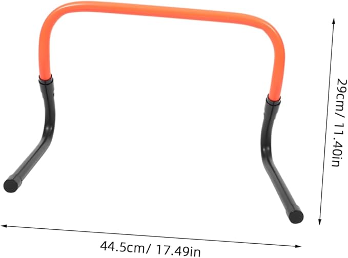 Milisten Plastic Agility Hurdle Durable Speed Training Equipment for Soccer Football and Track Practice Suitable for Outdoor Use Design for Athletes