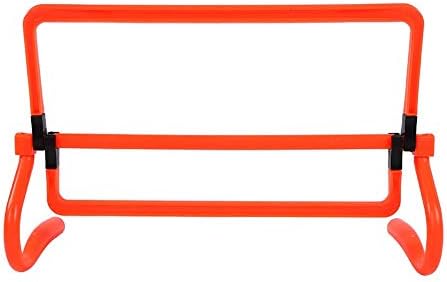 Zerone 5Pcs Speed Hurdles Football Soccer Training Adjustable Hurdles Speed Training Equipment