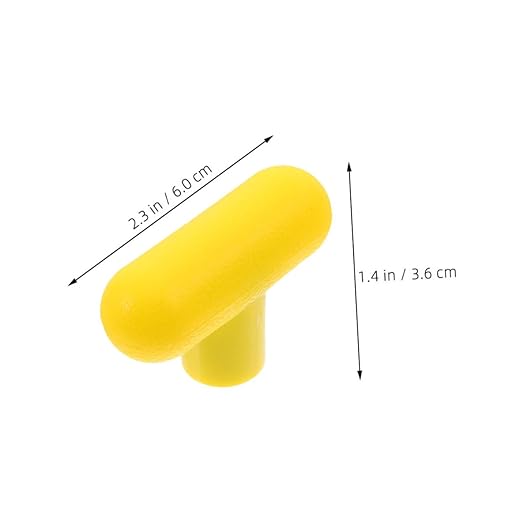 Cabilock 2pcs Rotating Grip Handles for Cable Machines Ergonomic Shaped Design High Strength Build Fitness Equipment Attachments for Weight Lifting and Strength Training Yellow