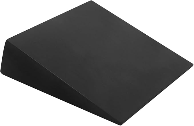 Squat Wedge - Non-slip Yoga Slant Board, High-Density Foam Stretching Equipment, Portable Professional Grade Workout Accessories For Men Women Improve Health, Black Calf Raise Block Leg Trainer