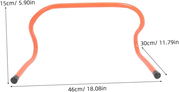4pcs Boys and Girls Training Hurdles Plastic Agility Hurdles for Soccer Football Speed Agility and Footwork Skills Height