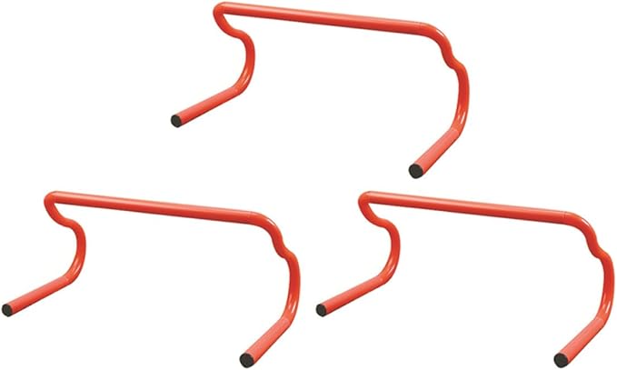 BESPORTBLE 3pcs Detachable Speed Training Hurdles for Workout Equipment Orange Agility Training Set for Basketball Soccer Football Drills