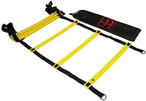 Shred & Tone Pro Agility Speed Ladder with Carrying Bag - Yellow