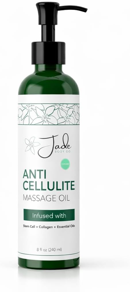 Anti Cellulite Oil - Massage Oil for Women Collagen Stem Cell Firming & Tightening Oil 8oz External Use ONLY