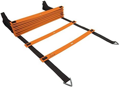 Adjustable Agility Ladder for Soccer, Speed, Football, Fitness with Carry Bag