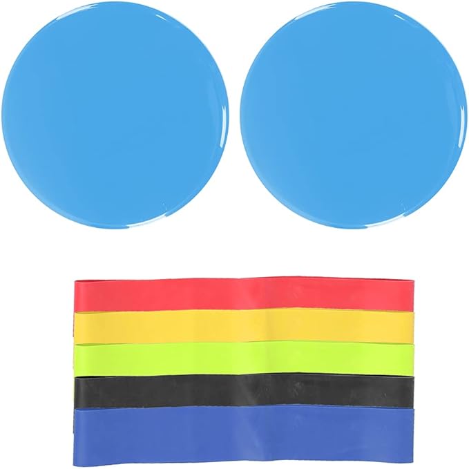 Fitness Sliding Disc Workout Equipment Core Slider Exercise Training Disks for Home Gym Street Workout ABS Material Pink Black Red Blue Green Orange 2 Pack