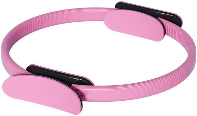 Pilates Ring for Full Body Workouts - Fitness Circle with Dual Padded Handles - Non-Slip, Lightweight, Durable Exercise Ring for Core | | 14.96 Inch