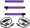 Generic Pilates Bar Kit with Resistance Bands,3-Section Pilates Bar with Stackable Bands Workout Equipment for Legs,Hip,Waist and Arm,Exercise Fitness Equipment for Women & Men Home Gym Yoga Pilates