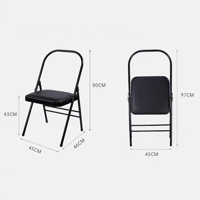 Yoga Chair,Backless Yoga Chair Prop,Pilates Chair,Strength Training Inversion Equipment,Yoga Chair Iyengar,Foldable and Portable Folding Stools for Yoga,Brown