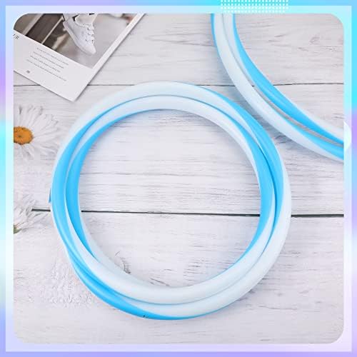 Jerify LED Hoop Light up LED Glowing Lights Fitness Exercise Hoops 10 Color Changing Exercise Glowing Hoop for Halloween Party Favors Dance Dark Fitness