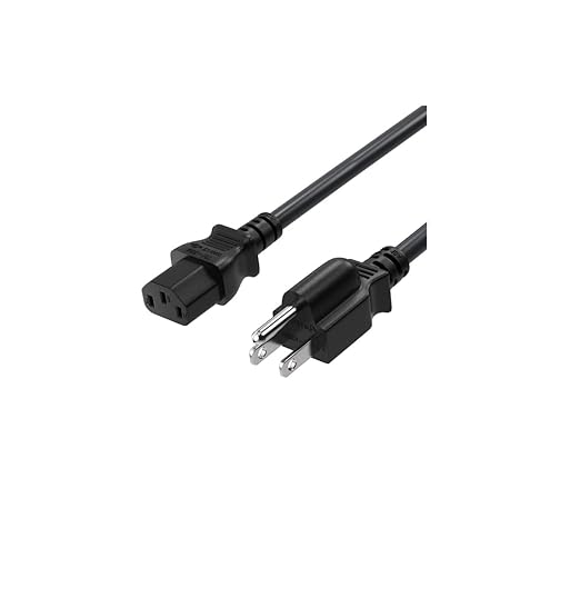 AC Power Cord Compatible with SoftGym Vibration Plate Exercise Machine Whole Body Workout Vibration Platform,Waver Vibration Plate for Home Fitness Power Supply Cord Cable