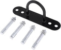 U/ D Suspension Ceiling Anchor Wall Mount Trainer Bracket for Yoga Swings Hammock Battle Rope Black