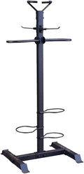 Body-Solid (GAR50) Compact Accessory Vertical Stand Rack for Organizing Medicine Balls, Weights Ball, Resistance Bands and Tubes, Jump Ropes, Foam Rollers, Yoga Mats, and more