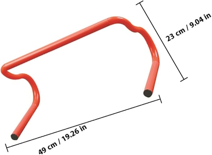 BESPORTBLE 3pcs Detachable Speed Training Hurdles for Workout Equipment Orange Agility Training Set for Basketball Soccer Football Drills
